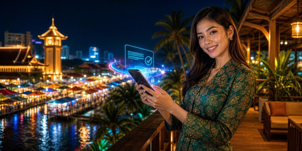 Pemain Malaysia melayari permainan slot 178 melalui telefon pintar di Kota Bharu